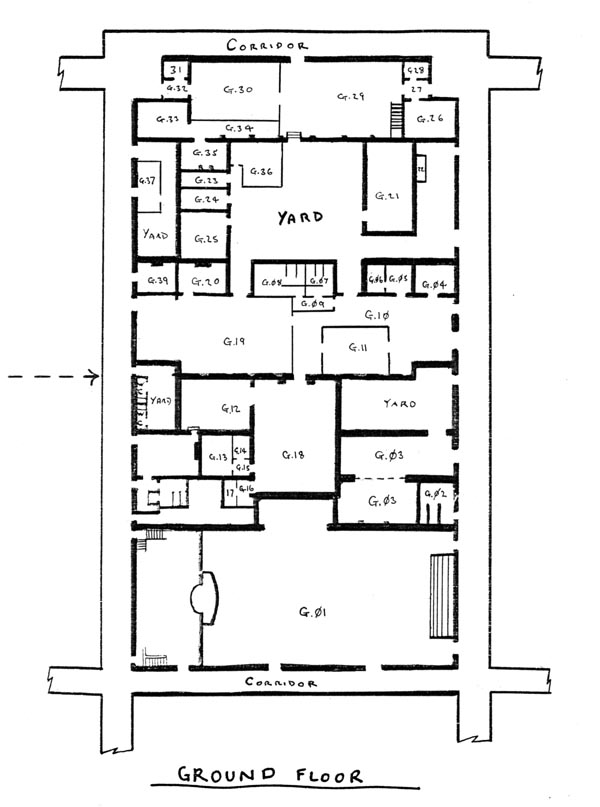 Fire Zone 19: Hall, Kitchen And Stores Ground Floor