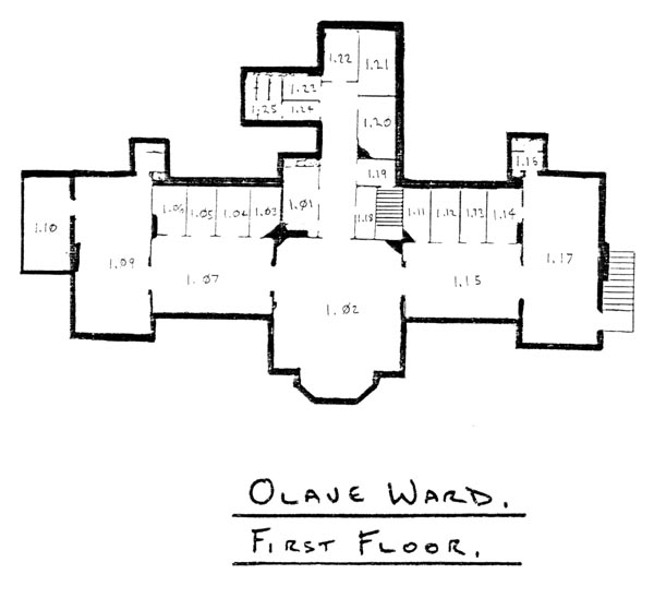 Fire Zone 23: Male Ward 'A' First Floor