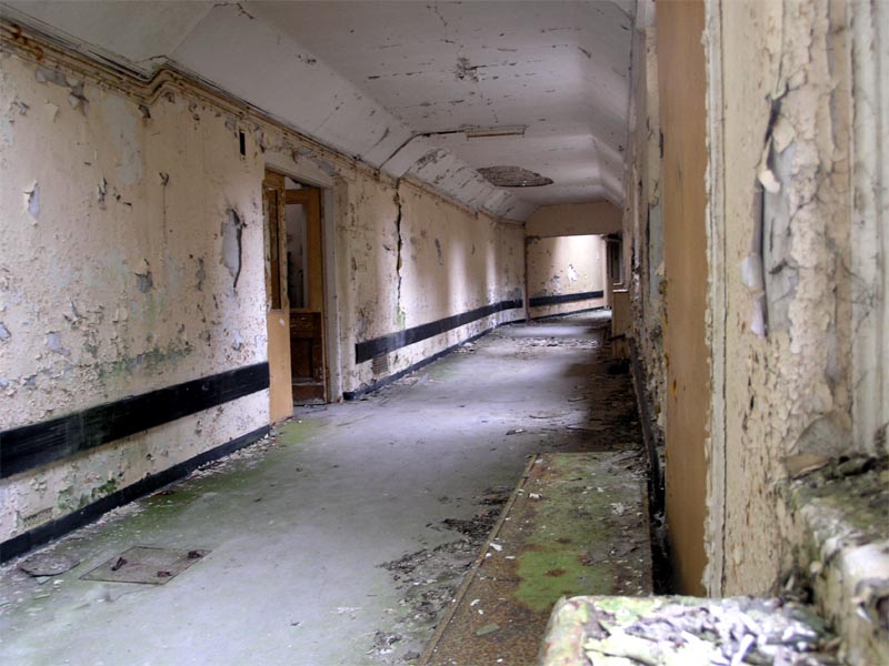 One of Cane Hill's corridors